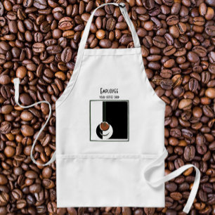 Vintage Art Deco, Kopp om kaffe med ånga Förkläde
