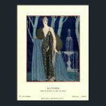 Vintage Art Deco-kvällspressen och Jacka Mode Art Poster<br><div class="desc">Detta är ett digitalt utökat tryck av en vintage 1923 Art Deco-kvällskläck och jacka mode-plåt av Charles Frederick Worth.</div>