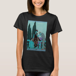 Vintage Art Deco La Villa d'Este av George Barbier Tee Shirt