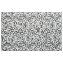 Vintage Art Deco-matad väv för Löv Mönster