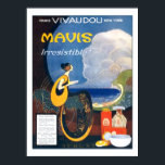 Vintage Art Deco Mavis Parfym 1920 Reklam Poster<br><div class="desc">Reproduction is authorised provided the source is Parfym, 1920. Annonsen lyder "Mavis. Oemotståndlig! Mavis Toilet Vatten. Uppfriskande - skör - härlig - härlig! En sommarlyx som har blivit en nödvändighet - eftersom den ger ovanlig tröst. Mavis Ansikte Powder. Inte heller artificiellt tungt för att få det att stanna på -...</div>