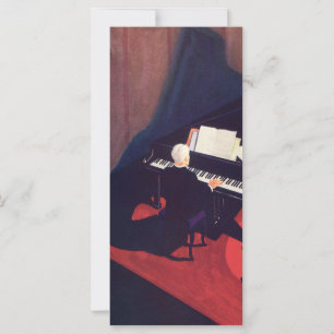 Vintage Art Deco Music Lounge Piano Player Pianist