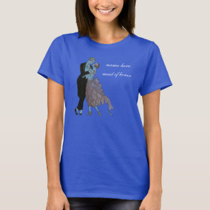 Vintage Art Deco Newlyweds, Kärlek Bröllop Dance T Shirt