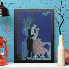 Vintage Art Deco Nygifta, Oui av George Barbier Poster
