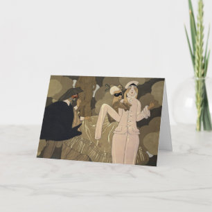 Vintage Art Deco, Överraskning av George Barbier Kort