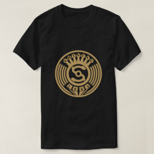 Vintage Art Deco-postetikett T-shirt