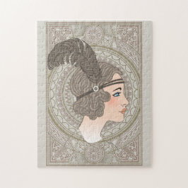 Vintage Art Deco Pussel