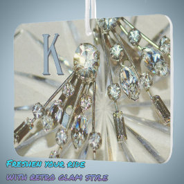 Vintage Art Deco Rhinestones Retro Glam