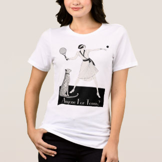 Vintage Art Deco Tennisspelare T Shirt