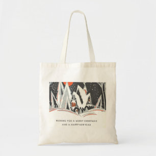 Vintage Art Deco Tygkasse