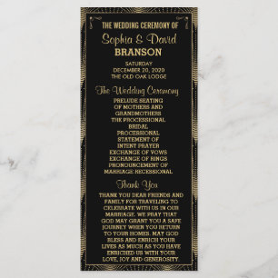 Vintage Art Deco Underbar Gatsby Anpassningsbar Pr Program
