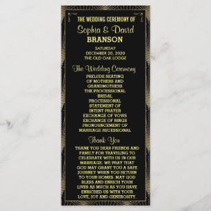 Vintage Art Deco Underbar Gatsby Anpassningsbar Pr Program