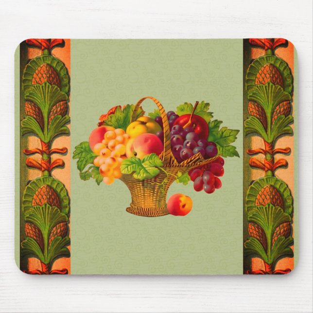 Vintage Art Fruit Basket Musmatta (Framsidan)