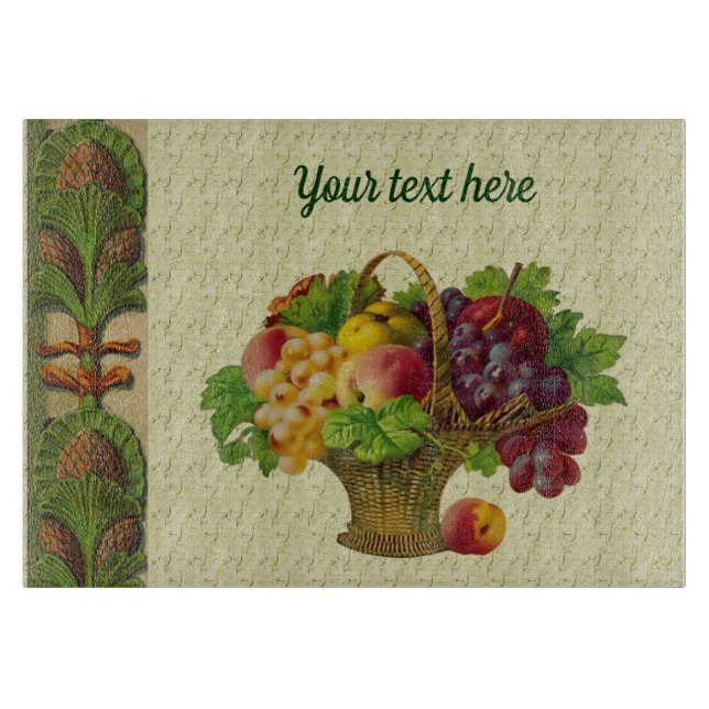Vintage Art Fruit Basket Personlig (Framsidan)