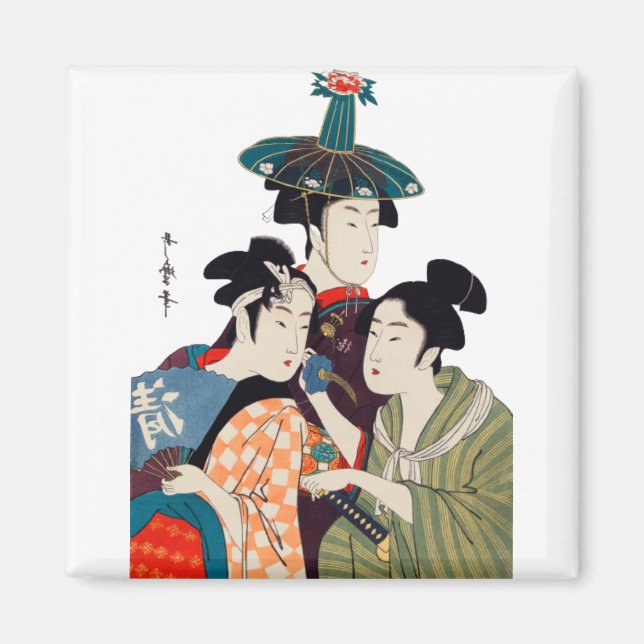 VINTAGE ART JAPANESE MAGNET (Framsidan)