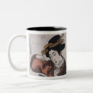 VINTAGE ART JAPANESE Två-Tonad MUGG