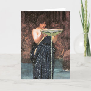 Vintage Art John W. Waterhouse Circe Invidiosa Tack Kort