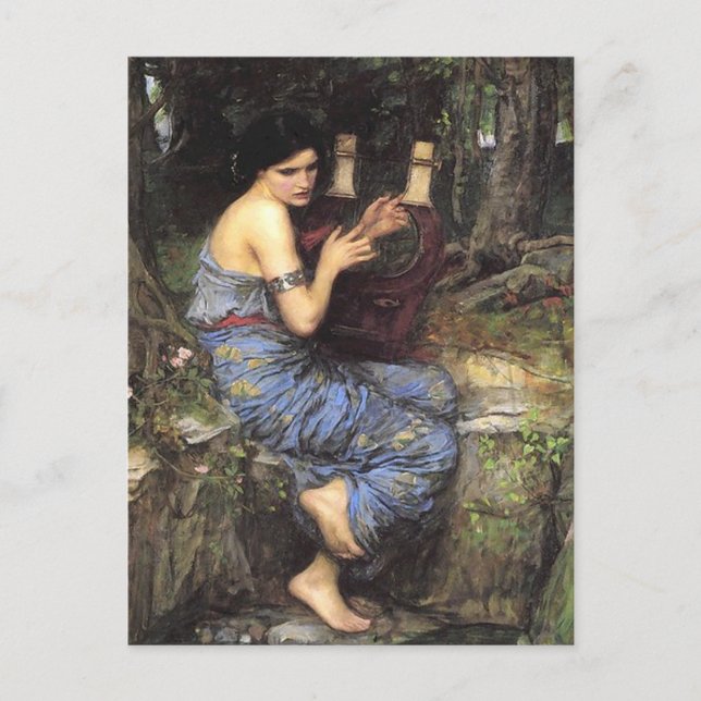 Vintage Art John William Waterhouse Charmer Vykort (Framsida)