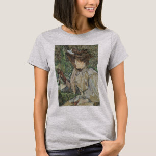 Vintage Art, Kvinna med handskar av Toulouse Lautr Tee