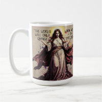 Vintage Art Maria Magdalena Citat 