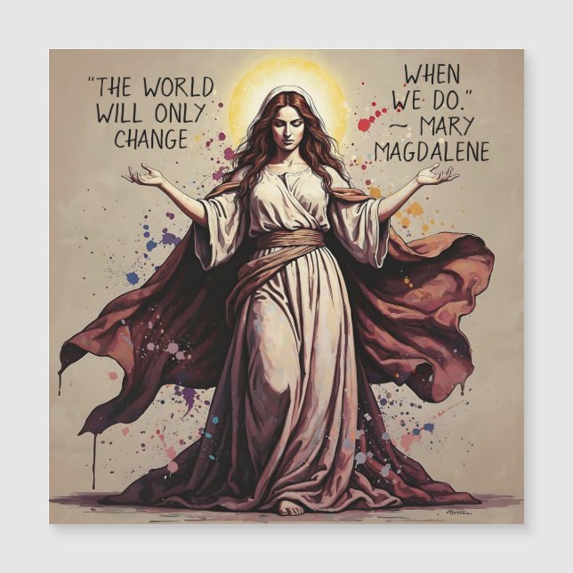 Vintage Art Mary Magdalene Quote  (Framsida)