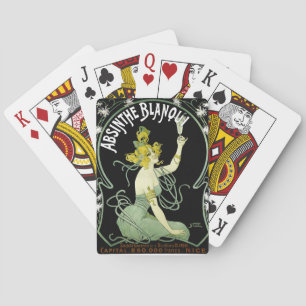 Vintage Art nouveau Absinthe av Nover Casinokort