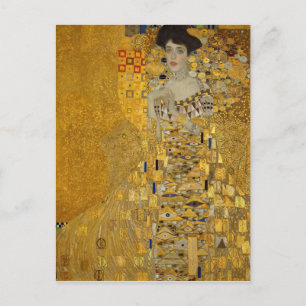 Vintage Art nouveau Adele Bloch-Bauer I av Klimt Vykort