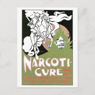Vintage Art nouveau anti-rökning och Vykort