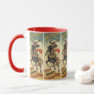Vintage Art Nouveau, araber i Saharaöknen Mugg
