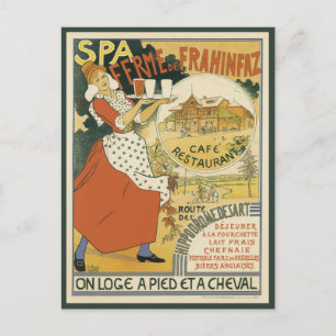 Vintage Art nouveau, Beer Pub Restaurant och Cafe Vykort