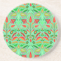 Vintage: Art Nouveau Blommig Trädgård