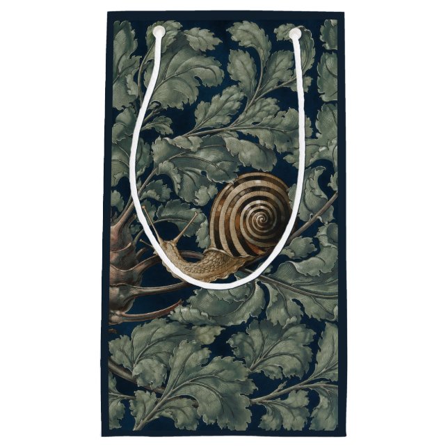 Vintage Art Nouveau Botanisk Snigel Antik (Framsidan)