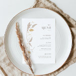 Vintage Art nouveau Bröllop Menu Meny<br><div class="desc">Menu i Bröllop från Samlingen i Art nouveau visar en vacker blommigt i vintage som överlämnar modern elegans. Anpassa den med dina detaljer enkelt och snabbt. Tryck helt enkelt på knappen "anpassa" för att ytterligare ordna om och formatera stil och placera texten.</div>