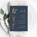 Vintage Art nouveau Bröllop Menu Meny<br><div class="desc">Menu i Bröllop från Samlingen i Art nouveau visar en vacker blommigt i vintage som överlämnar modern elegans. Anpassa den med dina detaljer enkelt och snabbt. Tryck helt enkelt på knappen "anpassa" för att ytterligare ordna om och formatera stil och placera texten.</div>