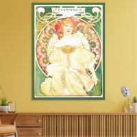 Vintage Art nouveau, Champenois av Alphonse Mucha