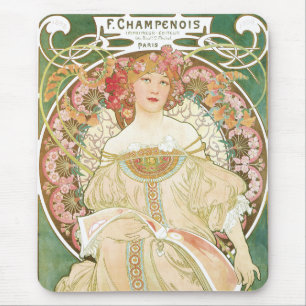 Vintage Art nouveau, Champenois av Alphonse Mucha Musmatta
