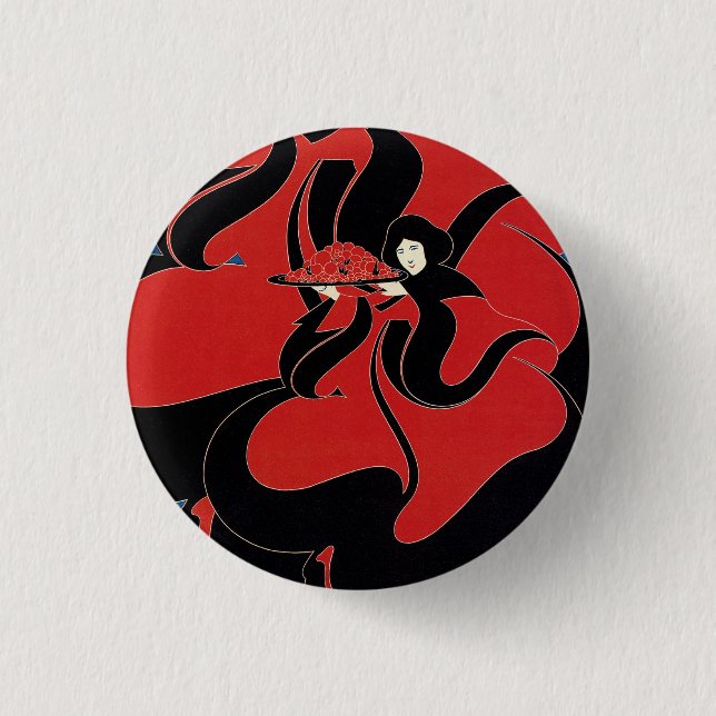 Vintage Art nouveau Chap Bok Thanksgiving Knapp (Framsida)