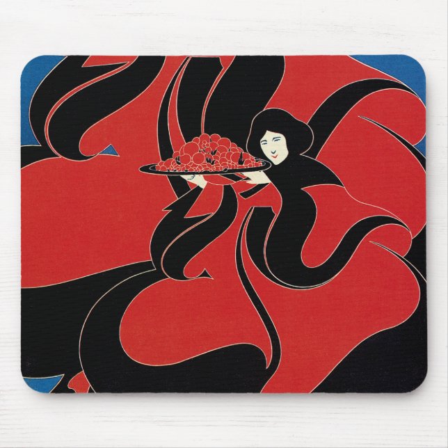 Vintage Art nouveau Chap Bok Thanksgiving Musmatta (Framsidan)