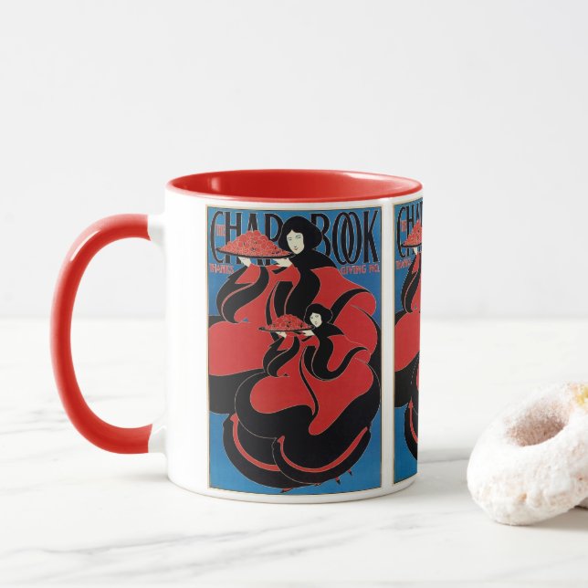Vintage Art Nouveau Chap Book Thanksgiving Mugg (Med munk)