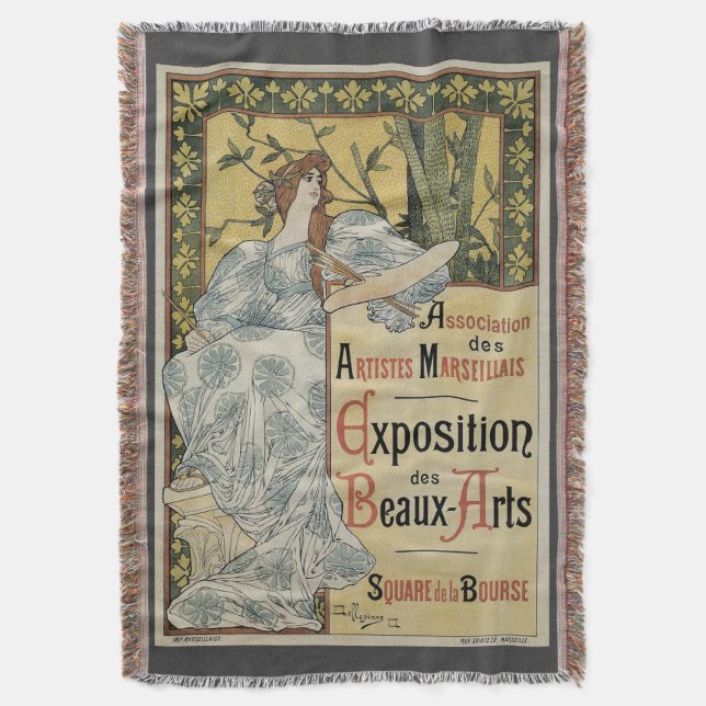 Vintage Art Nouveau, Exposition des Beaux Arts Filt (Framsidan Vertikal)