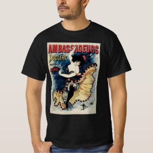 Vintage Art Nouveau Flamenco-dansare, Ambassadeurs Tee