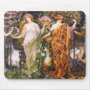 Vintage Art Nouveau Four Seasons av Walter Crane Musmatta
