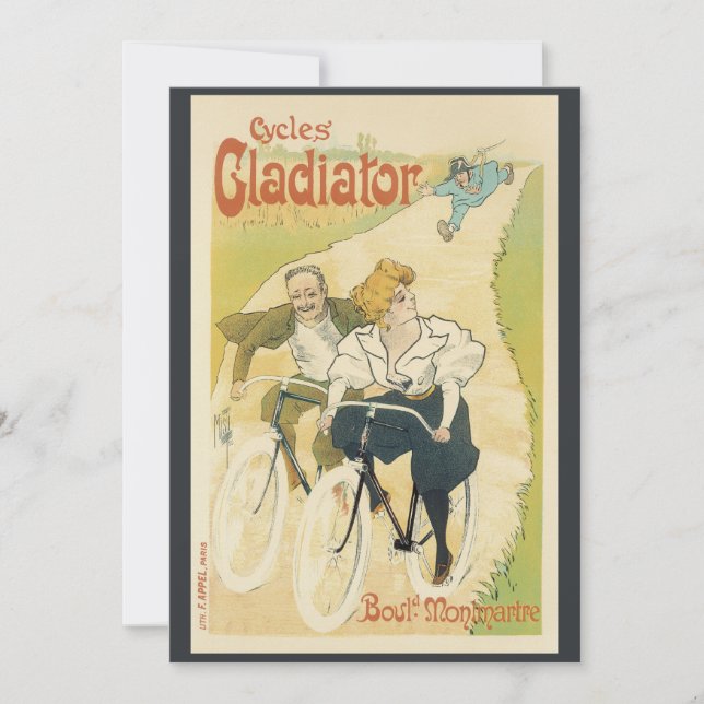 Vintage Art Nouveau, Gladiator Cycles Cyklar (Framsida)