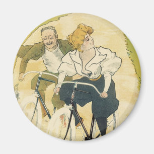 Vintage Art Nouveau, Gladiator Cycles Cyklar Magnet