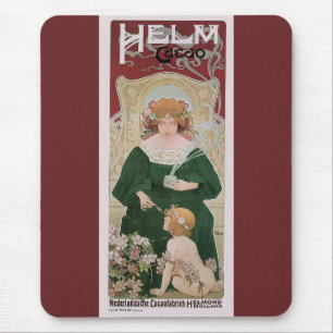 Vintage Art Nouveau Helm Cacao av Privat Livemont Musmatta