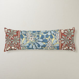 Vintage Art Nouveau Kastanjeblommotivet Kroppskudde