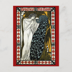 Vintage Art nouveau, kissarna av William Bradley Vykort