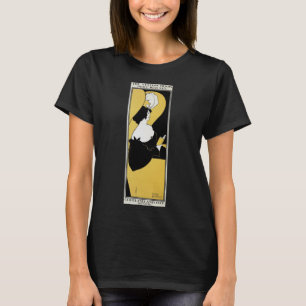 Vintage Art nouveau, kvinnor som läser Gult Bok Tröja