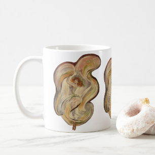 Vintage Art Nouveau, La Loie Fuller Modern Dansare Kaffemugg