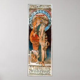 Vintage Art nouveau La Samaritiane Sarah Bernhardt Poster
